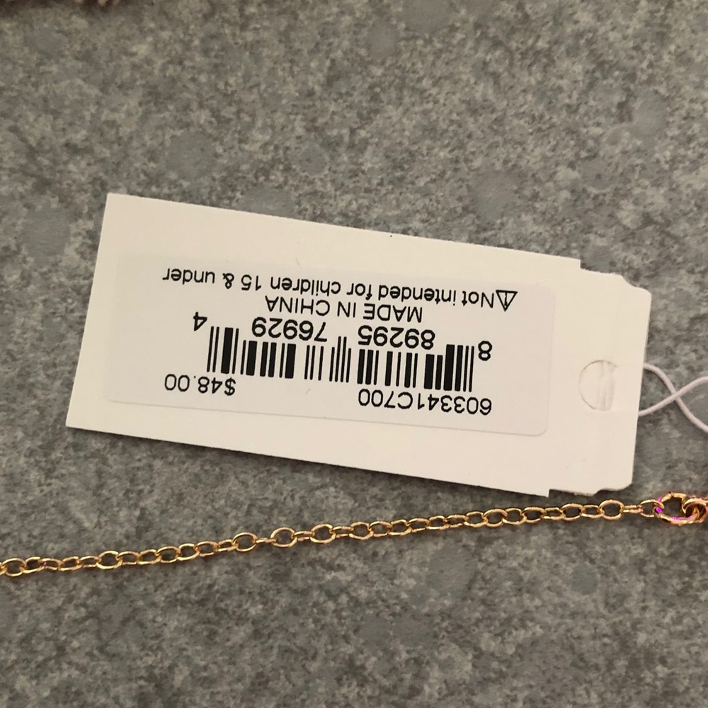 Betsey Johnson Best in Class Yellow Enamel Heart Shaped Pencil Necklace NWT - Picture 4 of 11